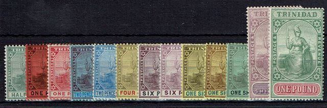 Image of Trinidad & Tobago-Trinidad SG 133/45 LMM British Commonwealth Stamp